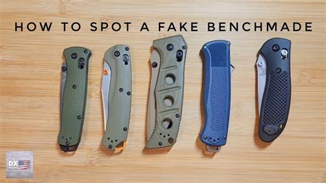 benchmade counterfeit knives.